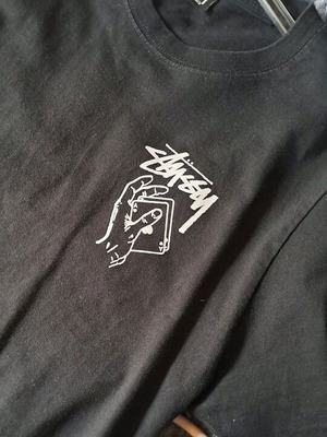 Stussy black t-shirt like new, size M