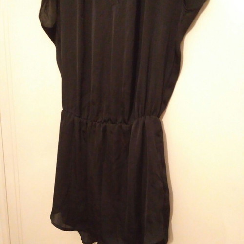H&M black blouse dress used, size L/40/12