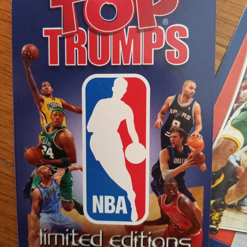 Top Trumps Limited Edition NBA Players card game new with basketball players