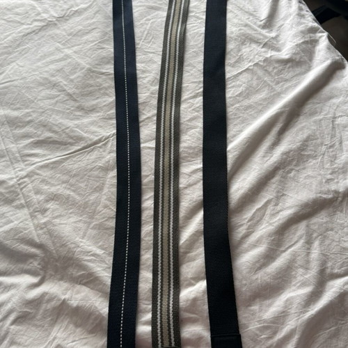 Children's belts pack of 3 adjustable black, blue and khaki