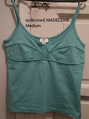 Madeleine top like new, turquoise, size M