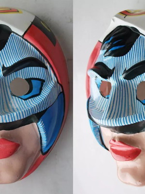 G Force collectible mask vintage 80's Battle of the Planets new