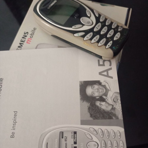 Siemens collectible mobile phone A52 used, black