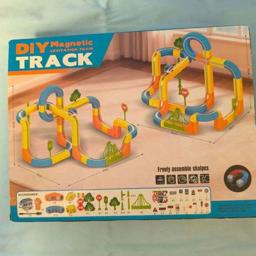 DIY Magnetic Levitation Train Track, 108 pieces, new