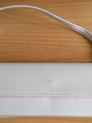 Leather white bag like new