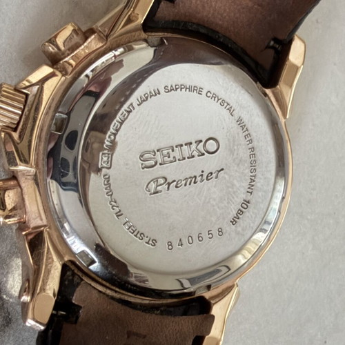 Seiko Premier Kinetic Chronograph SNL044P1 watch