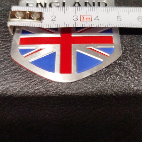 England car emblem new, aluminum with UV protection