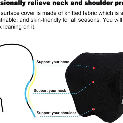 Orthopedic Neck Pillows set of 2 for car seats, new