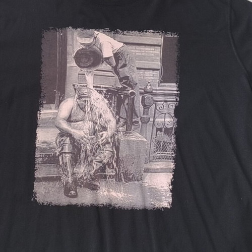 Stefansxxl black cotton men's T-shirt XXL like new