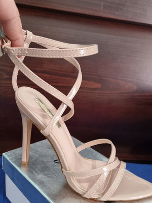 Stiletto sandals new, nude color, size 38
