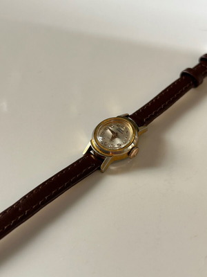 Fero Feldmann vintage watch used, manual wind, leather strap