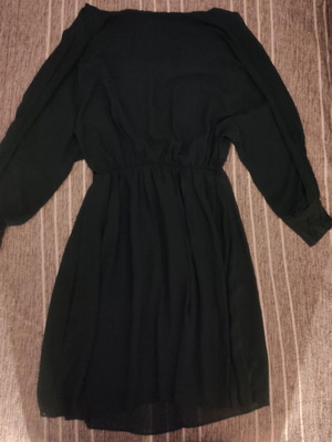 Γυναικείο κυπαρισσί φόρεμα μέγεθος L με μανίκι 3/4 σαν καινούργιο