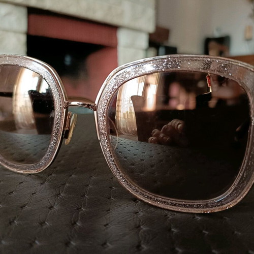 Γυαλιά ηλίου Jimmy Choo σαν καινούργια, ροζ gold