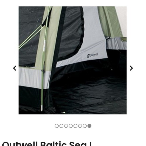 Outwell Baltic Sea L camping tent like new, 5-person