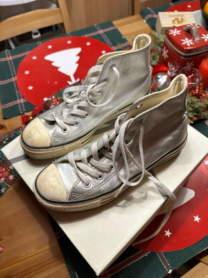 Converse Chuck Taylor All Star sneakers silver used, size 38