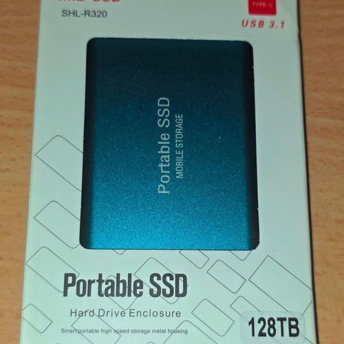 Xiaomi SSD 128TB външен твърд диск нов