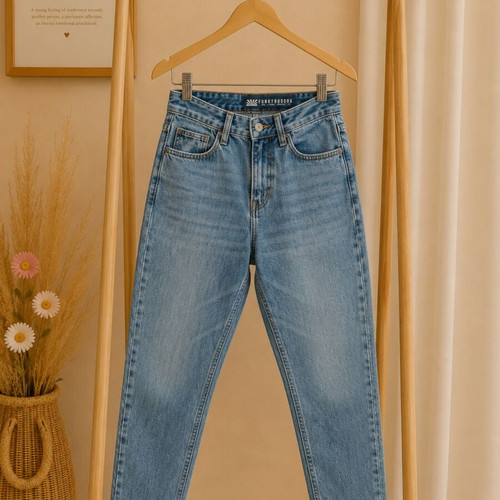 Funky Buddha high-waisted jeans like new, size S 36 8, blue