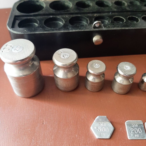 Vintage Bakelite Weight Set Soviet Union 1960s like new