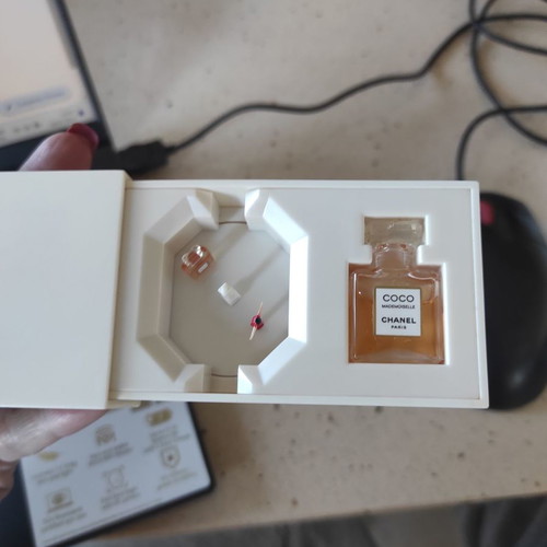 Coco Chanel music box collectible new with perfume miniature
