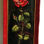 Handmade embroidery rose 45×20