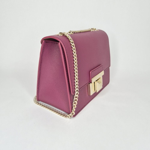 Furla Venere Mini Bag new, raspberry leather crossbody