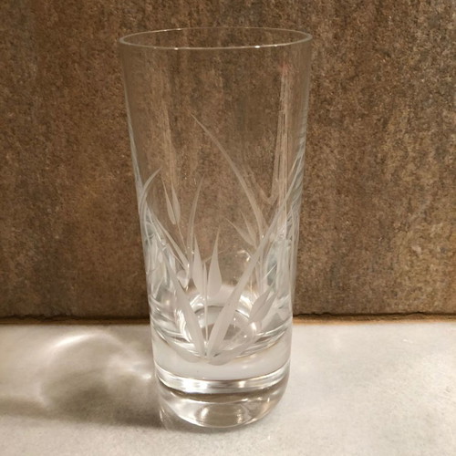 Cristalleria di Firenze crystal glasses used, set of 36, Gemini series