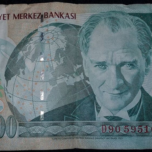 Foreign banknotes used, package all together