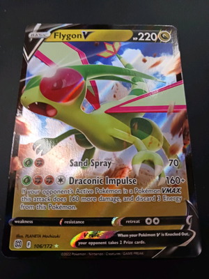 Flygon V card 2022 new