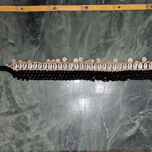 Handmade Oriental Tribal Belt with Natural Cowrie Shells like new