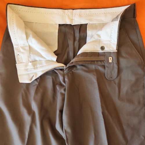 Men's summer pants No 46 like new, khaki