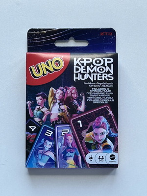 Uno K-Pop Demon Hunters card game new