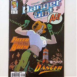 Danger Girl #3 (1998) (Adam Hughes Variant Cover) (Image Comics/Cliffhanger)