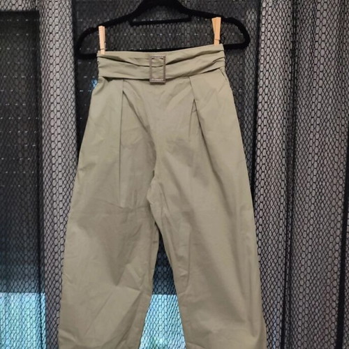 Anel Sage Olive Green Pants with Belt Size S New