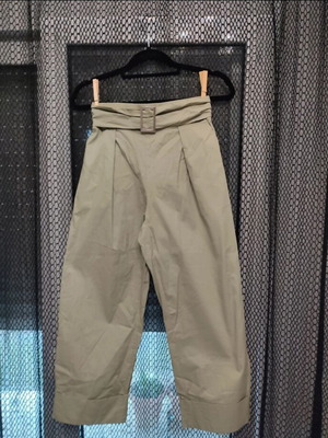 Anel Sage Olive Green Pants with Belt Size S New