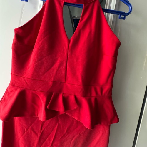 Evening dress new, red, size XL