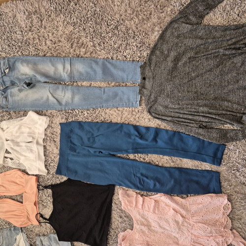 Zara blouses like new, 14 pieces, 10 unworn, sizes xs-s