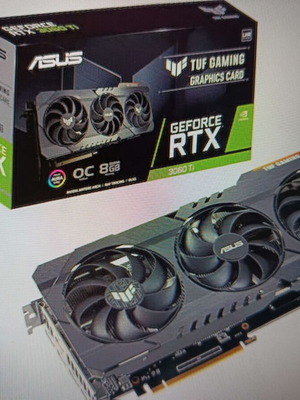 Asus TUF GeForce RTX 3060 Ti 8GB GDDR6 μεταχειρισμένη κάρτα γραφικών