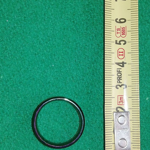 Wedding ring new dark brown and black color