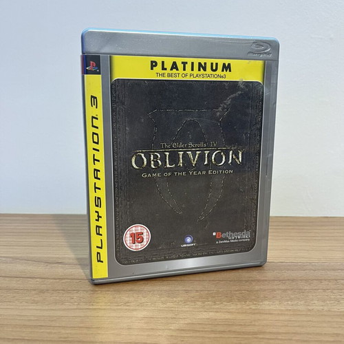 The Elder Scrolls IV Oblivion PS3 Game of the Year Edition used with map