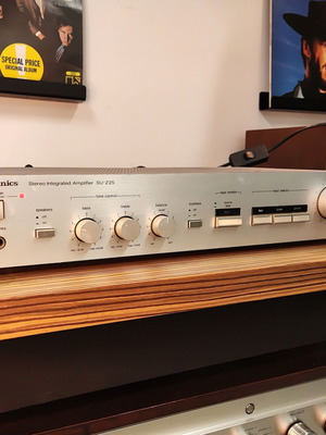 Technics SU-Z25 integrated stereo amplifier used, vintage 2x25W Phono MM