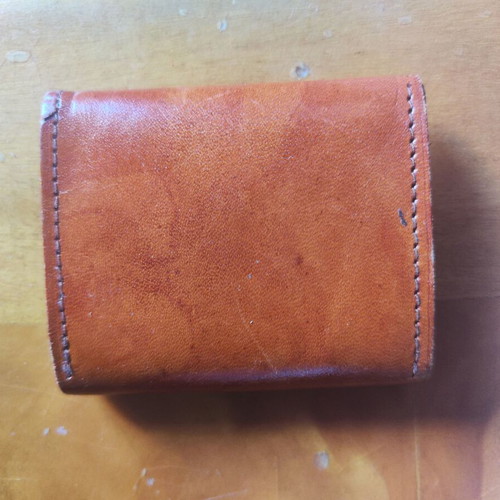 Vintage Squire leather coin wallet City of London, like new