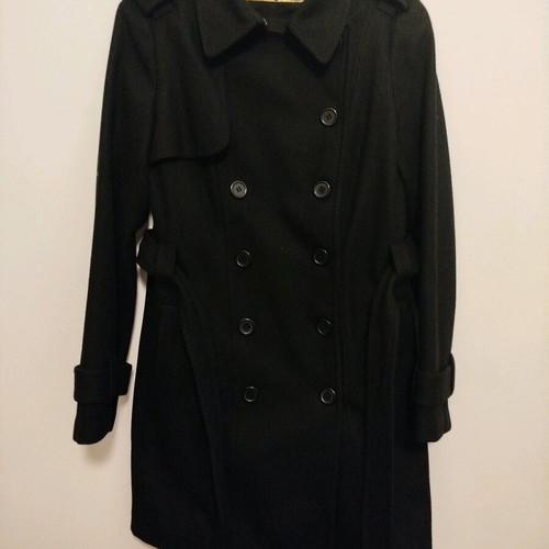 Black coat like new, size S