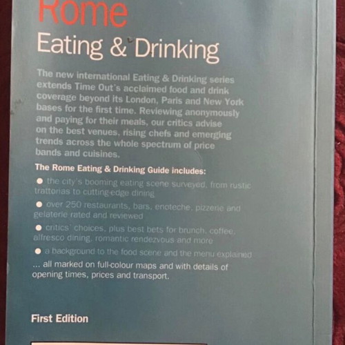 Rome guide used, English