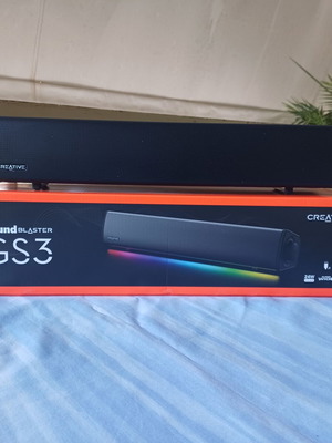 Creative Sound Blaster GS3 soundbar like new with RGB