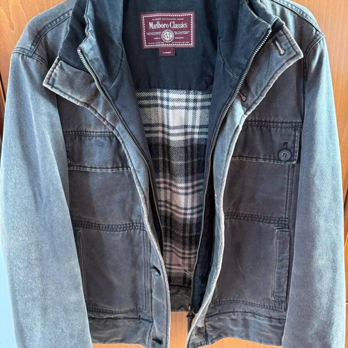 Marlboro men's jacket size L like new brown