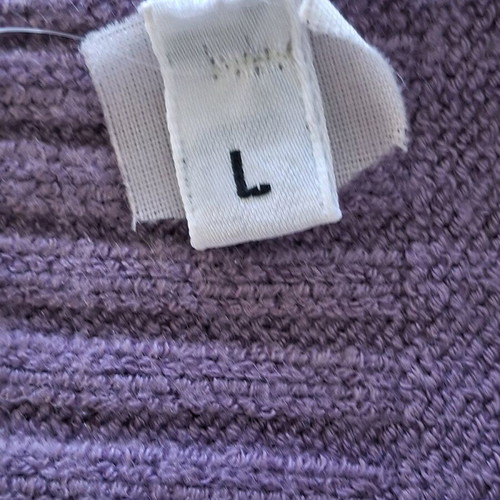 Stefanel knitted top purple like new, size L