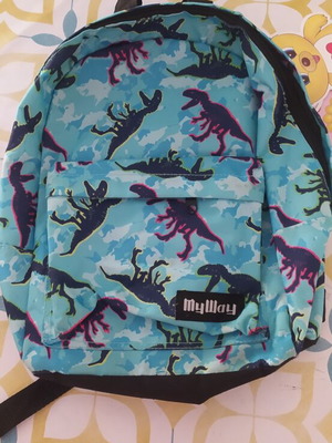 MyWay preschool backpack for boys, dinosaur print