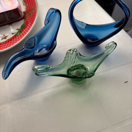 Glass table decorations like new