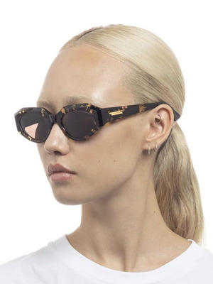 Bottega Veneta BV1031S 002 sunglasses used, tortoise shell and gold