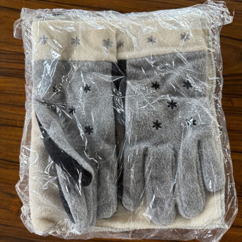 Gloves and scarf new from closed store